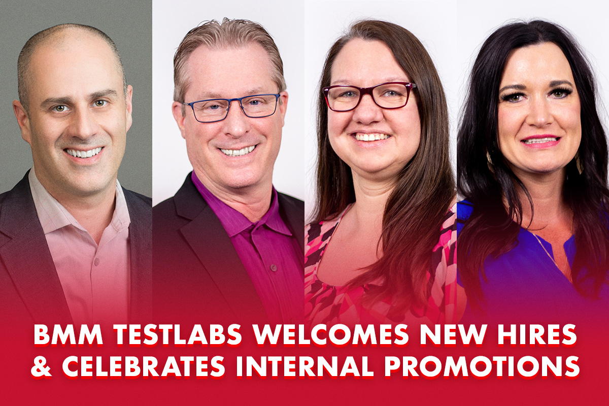 BMM Testlabs Welcomes New Hires and Celebrates Internal Promotions